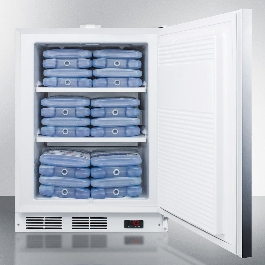 24" Wide Built-in All-freezer, ADA Compliant - (ACF48WSSHHADA)