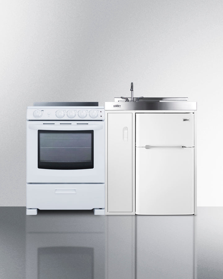 54" Wide All-in-one Kitchenette With Electric Range - (ACK54ELSTW)
