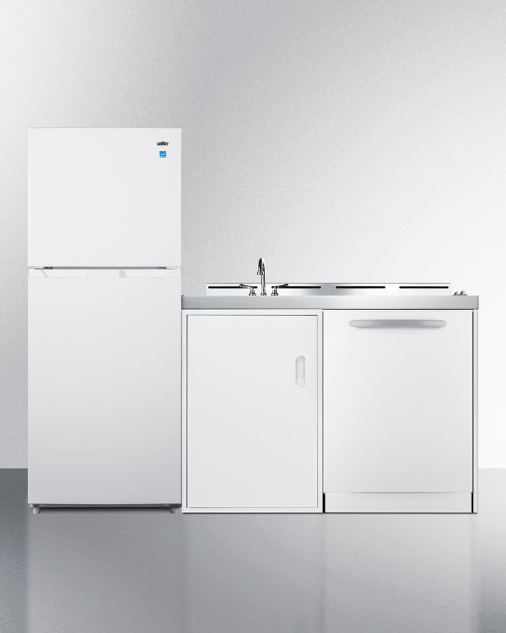 71" Wide All-in-one Kitchenette With Dishwasher - (ACKDW72)