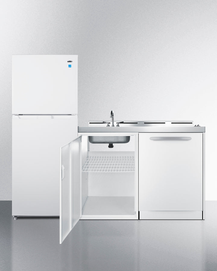71" Wide All-in-one Kitchenette With Dishwasher - (ACKDW72)