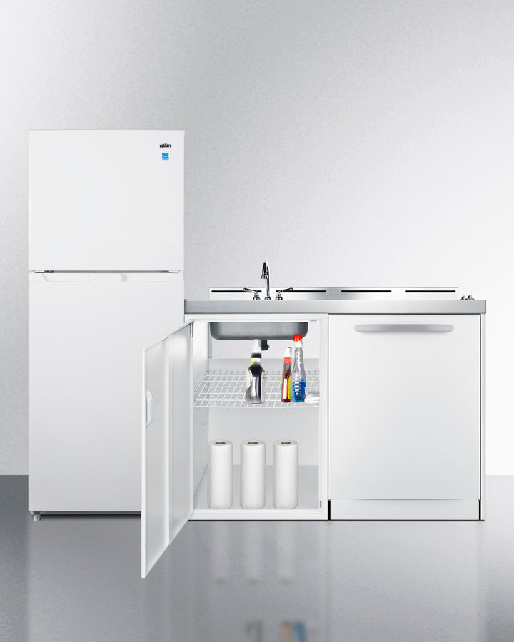 71" Wide All-in-one Kitchenette With Dishwasher - (ACKDW72)