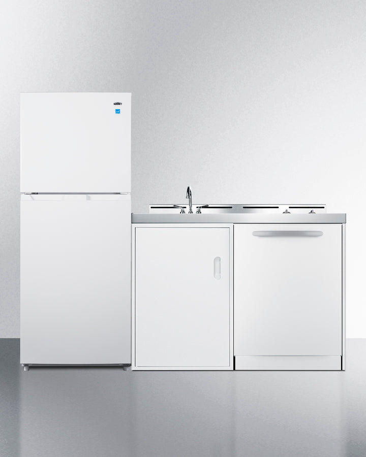71" Wide All-in-one Kitchenette With Dishwasher - (ACKDW721G)