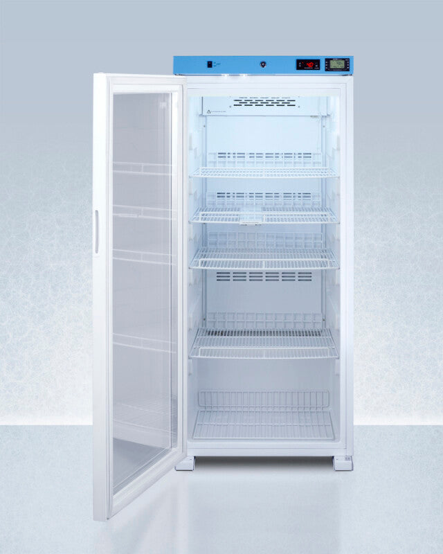 24" Wide Upright Medical Refrigerator, Certified to NSF/ANSI 456 Vaccine Storage Standard - (ACR1012GNSF456LHD)
