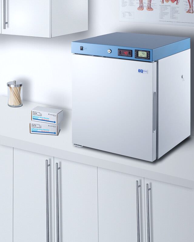 19" Wide Compact Medical Refrigerator, Certified to NSF/ANSI 456 Vaccine Storage Standard - (ACR161WNSF456LHD)