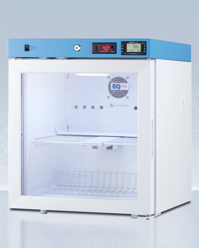 19" Wide Compact Medical Refrigerator, Certified to NSF/ANSI 456 Vaccine Storage Standard - (ACR22GNSF456)