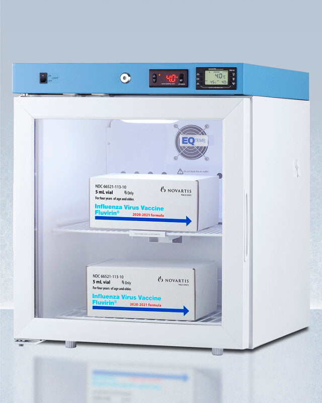 19" Wide Compact Medical Refrigerator, Certified to NSF/ANSI 456 Vaccine Storage Standard - (ACR22GNSF456LHD)