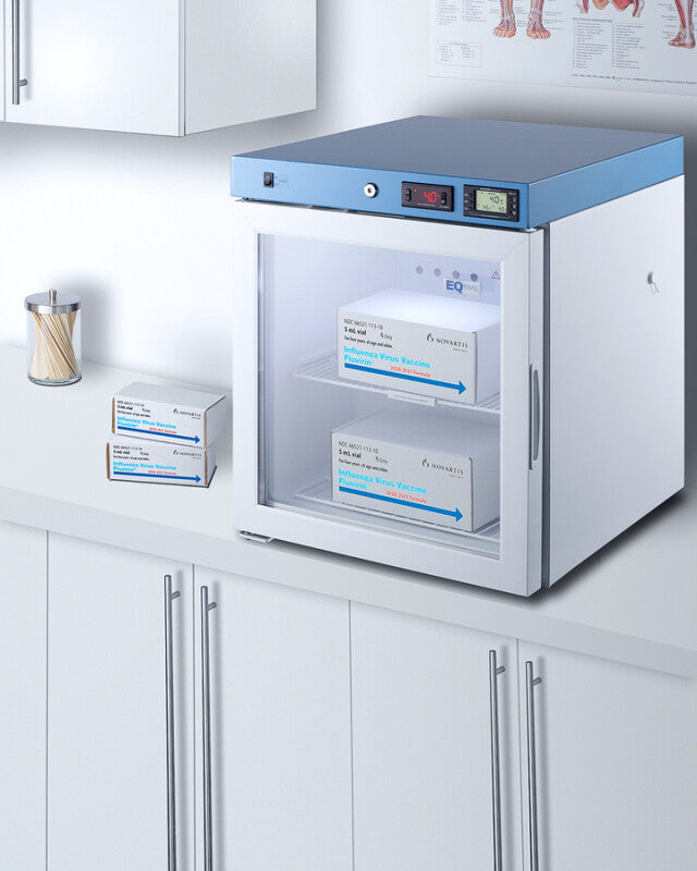 19" Wide Compact Medical Refrigerator, Certified to NSF/ANSI 456 Vaccine Storage Standard - (ACR22GNSF456LHD)