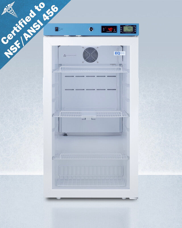 19" Wide Medical Refrigerator, Certified to NSF/ANSI 456 Vaccine Storage Standard - (ACR32GNSF456)