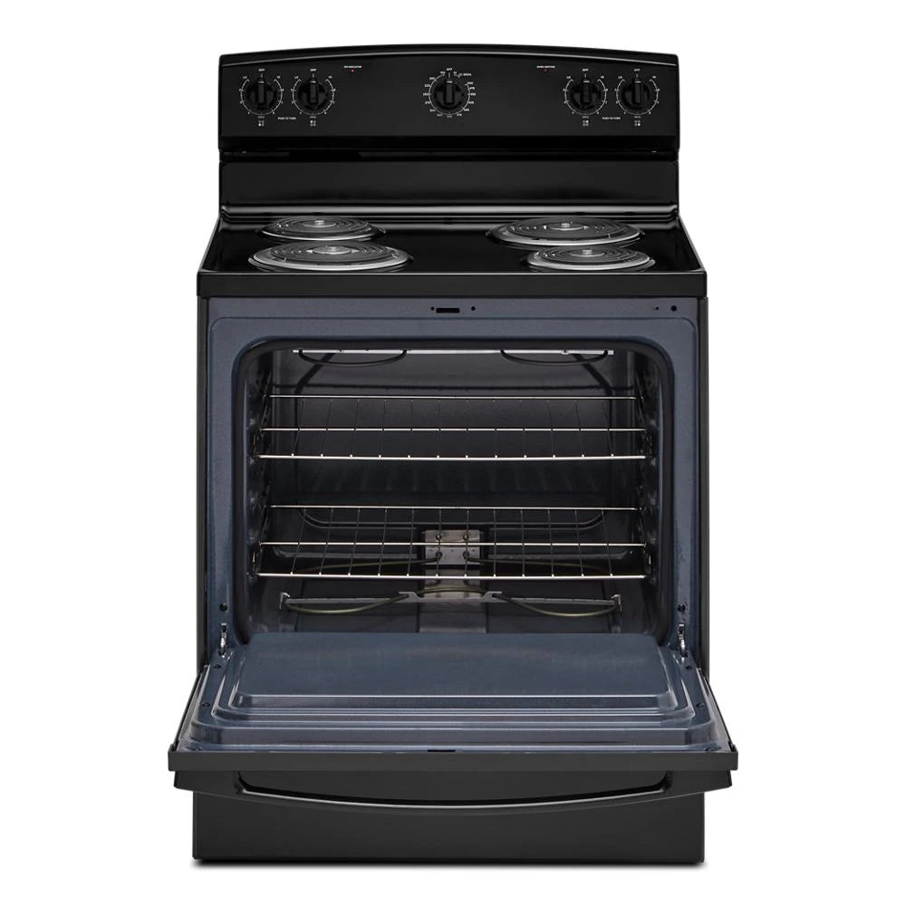 Amana(R) 30-inch Electric Range with Easy-Clean Glass Door - (ACR4203MNB)