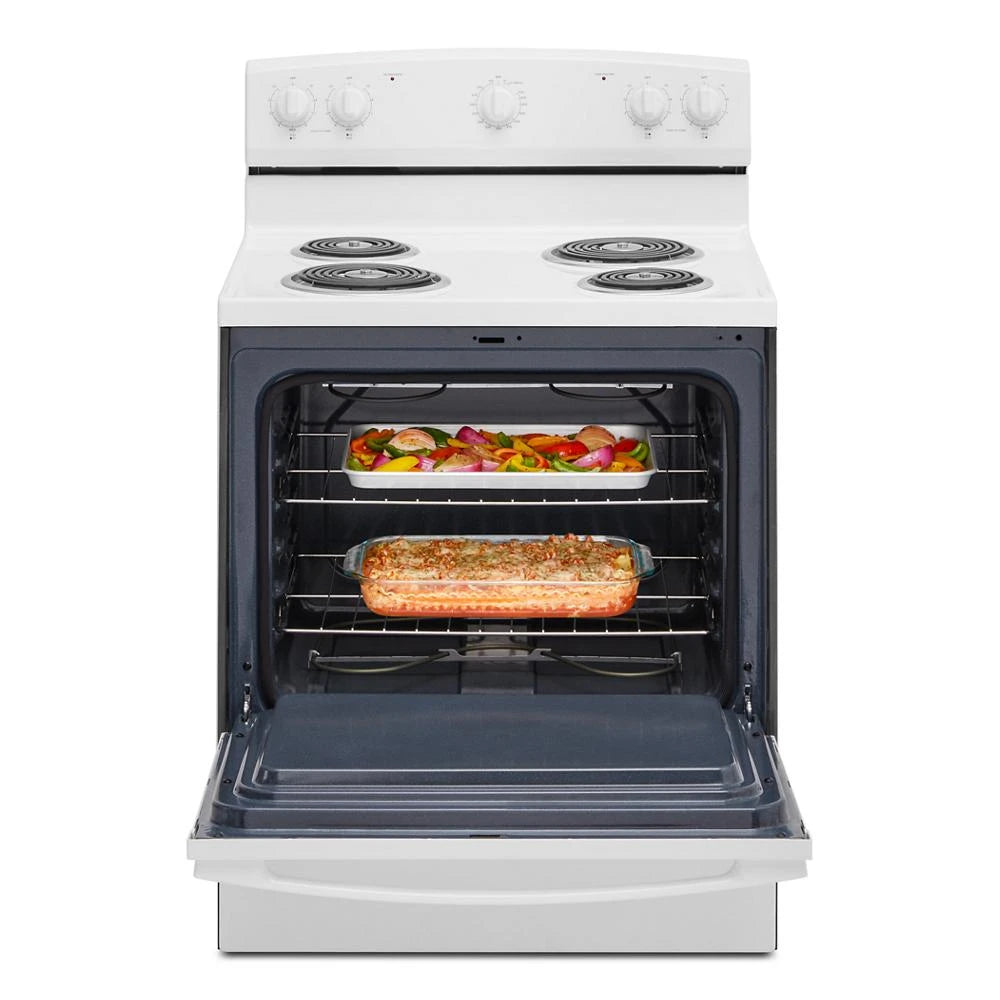 Amana(R) 30-inch Electric Range with Easy-Clean Glass Door - (ACR4203MNW)