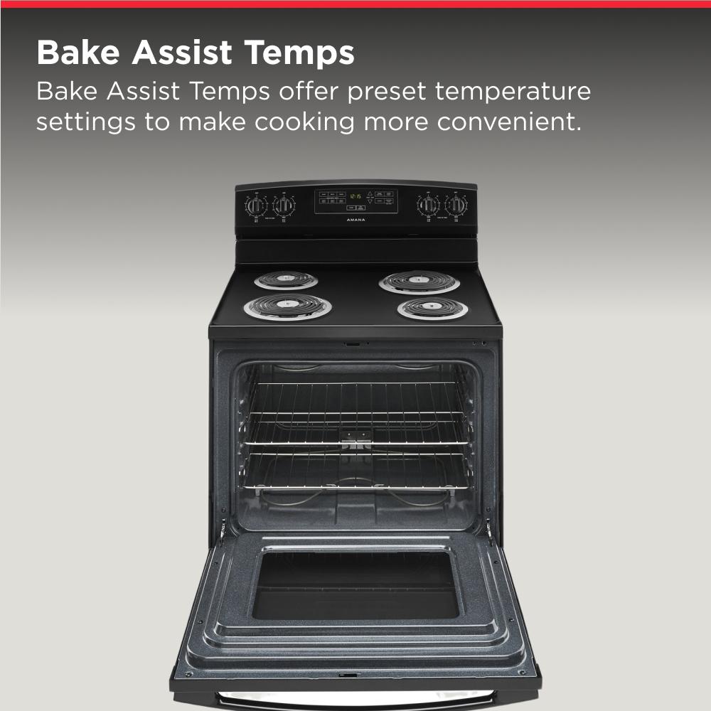 30-inch Amana(R) Electric Range with Bake Assist Temps - (ACR4303MFB)