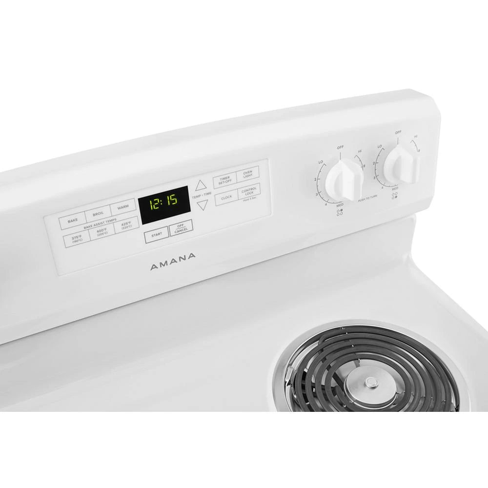 30-inch Amana(R) Electric Range with Bake Assist Temps - (ACR4303MFW) - AMANA