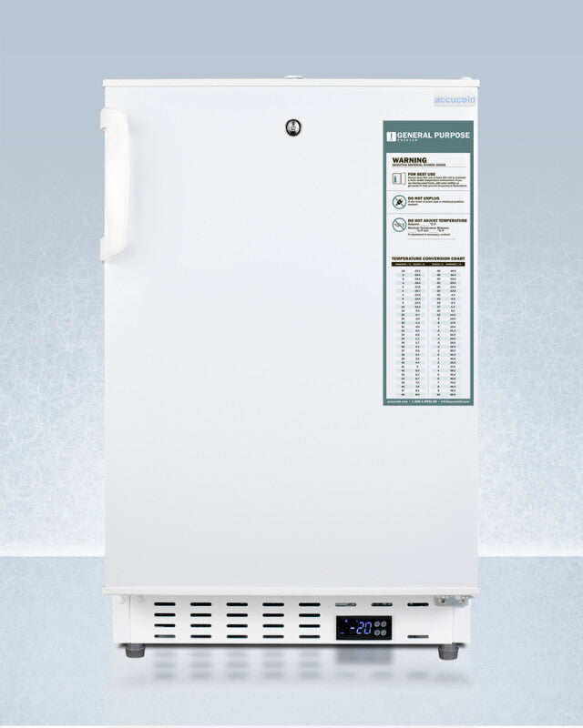 20" Wide Built-in Vaccine All-freezer, ADA Compliant - (ADA305AF)