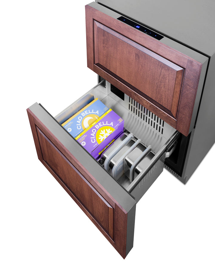 24" Wide 2-drawer All-freezer, ADA Compliant - (ADFD243CSS)