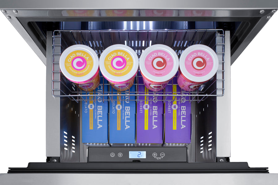 24" Wide 2-drawer All-freezer, ADA Compliant - (ADFD2D24PNR)