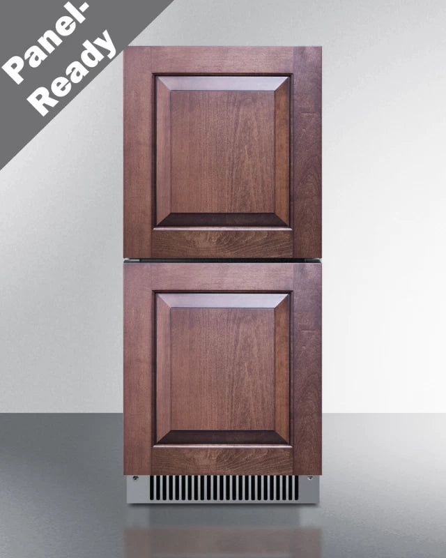 15" Wide 2-drawer All-refrigerator, ADA Compliant (panels Not Included) - (ADRD15PNR) - SUMMIT
