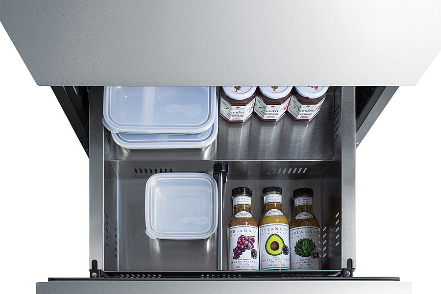 24" Wide 2-drawer All-refrigerator, ADA Compliant - (ADRD24) - SUMMIT