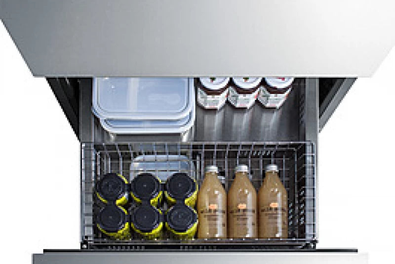 24" Wide 2-drawer All-refrigerator, ADA Compliant - (ADRD24) - SUMMIT
