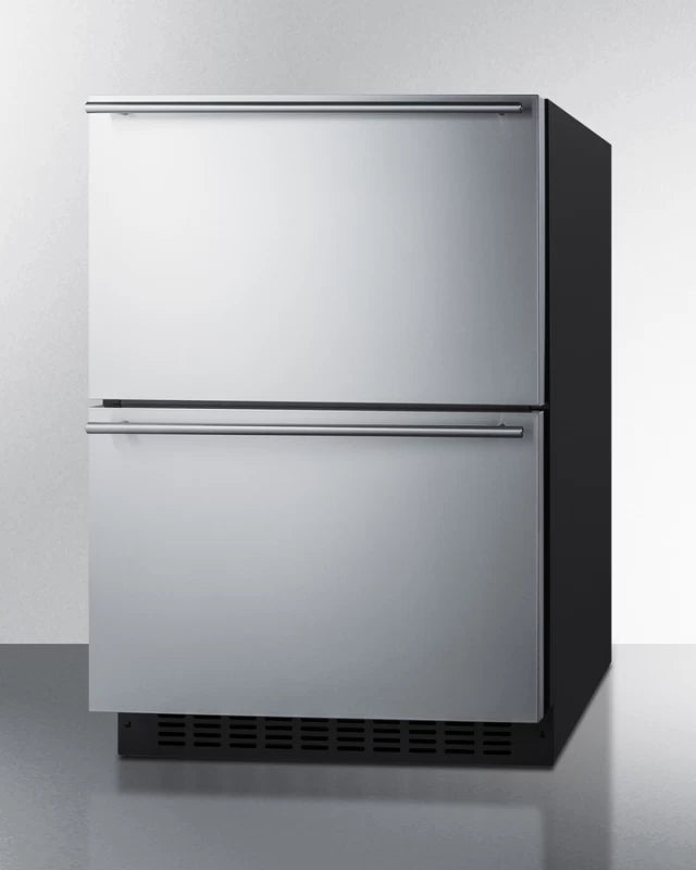 24" Wide 2-drawer All-refrigerator, ADA Compliant - (ADRD241) - SUMMIT