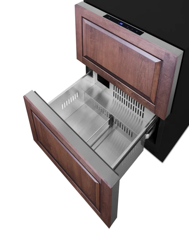 24" Wide 2-drawer All-refrigerator, ADA Compliant (panels Not Included) - (ADRD241PNR) - SUMMIT