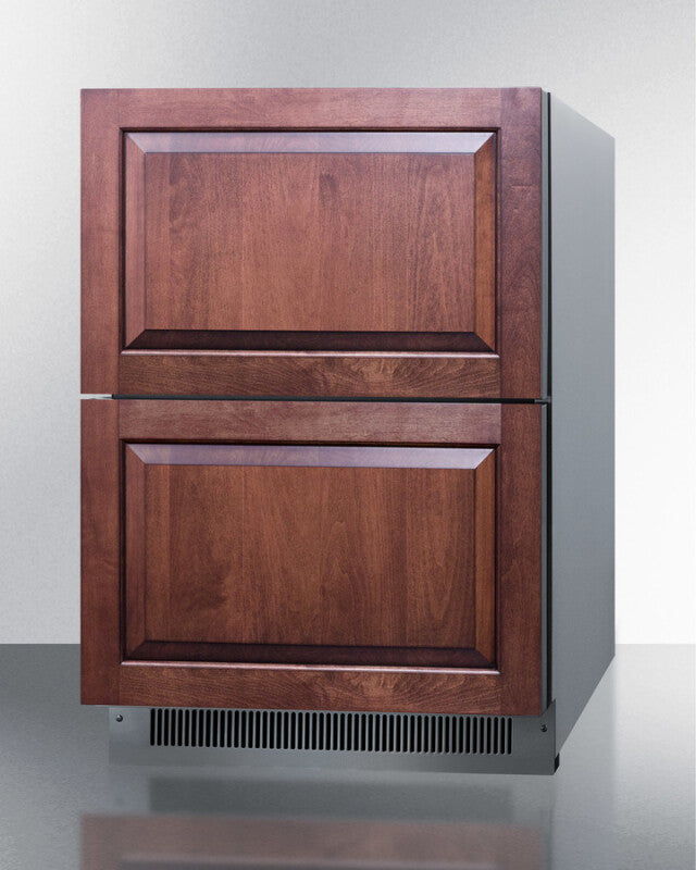 24" Wide 2-drawer All-refrigerator, ADA Compliant (panels Not Included) - (ADRD24PNR) - SUMMIT
