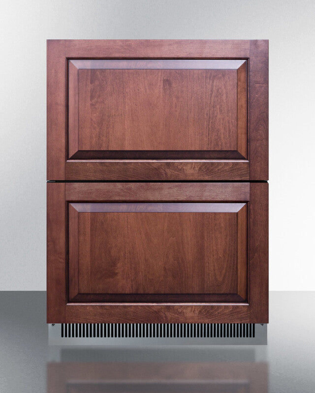 24" Wide 2-drawer All-refrigerator, ADA Compliant (panels Not Included) - (ADRD24PNR) - SUMMIT
