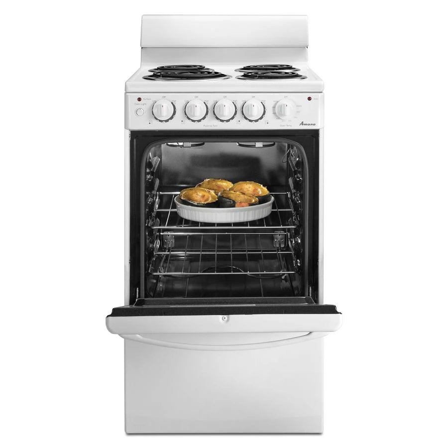 20-inch Amana(R) Electric Range Oven with Versatile Cooktop - (AEP222VAW)