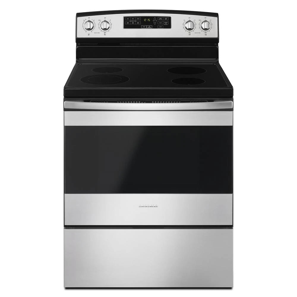 30-inch Amana(R) Electric Range with Extra-Large Oven Window - (AER6603SMS)