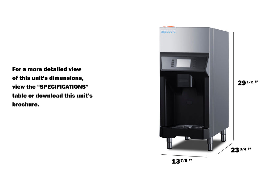 220 lb. Ice + Water Dispenser - (AIWD220)