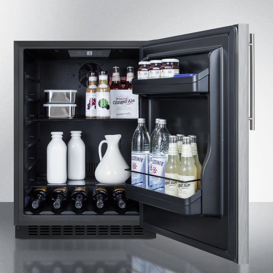24" Wide Built-in All-refrigerator, ADA Compliant - (AL54SSHV)