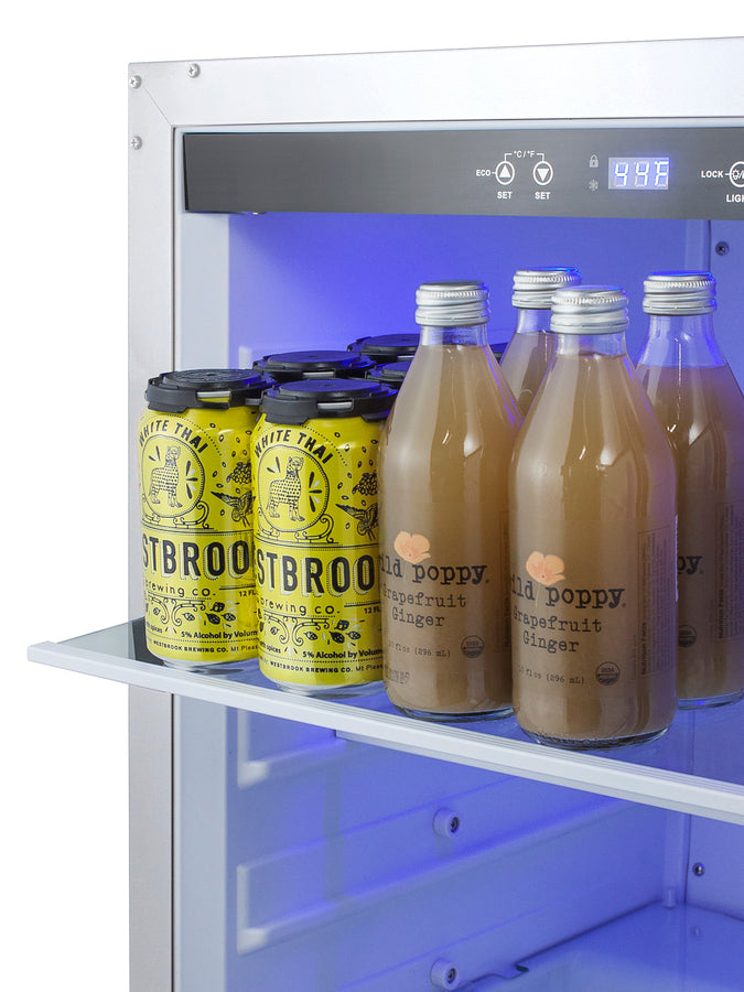 24" Built-In Outdoor Refrigerator, ADA Compliant - (AL55OSCSS)