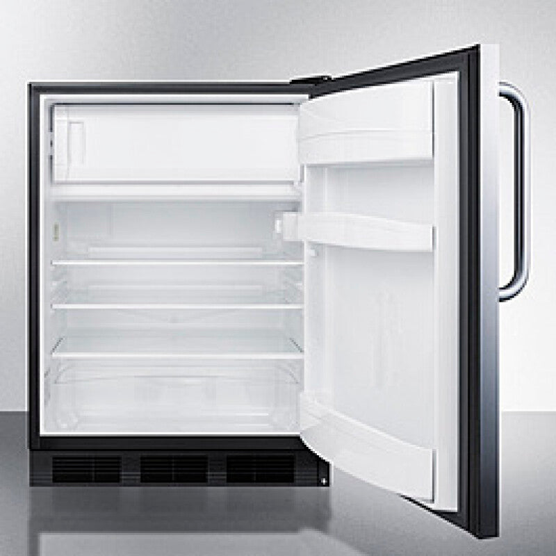24" Wide Built-in Refrigerator-freezer, ADA Compliant - (AL652BKBISSTB)