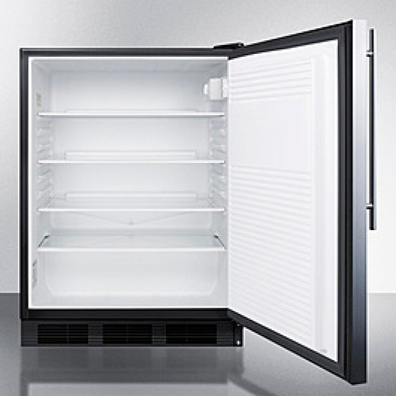 24" Wide All-refrigerator, ADA Compliant - (AL752BKSSHV)