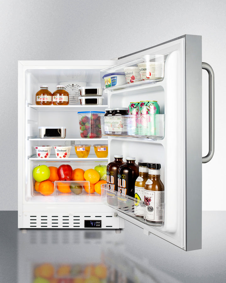 21" Wide Built-in All-refrigerator, ADA Compliant - (ALR46WSSTB)