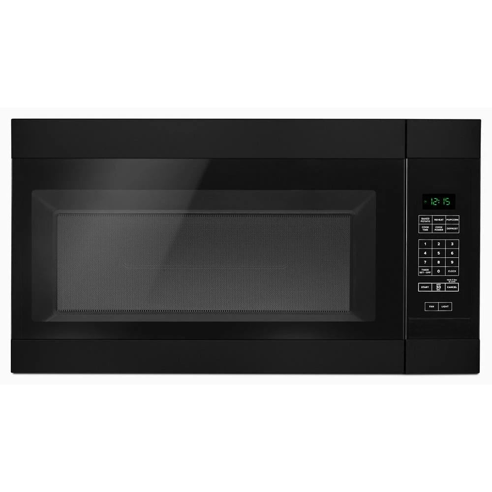 1.6 Cu. Ft. Over-the-Range Microwave with Add 0:30 Seconds - Black - (AMV2307PFB) - AMANA