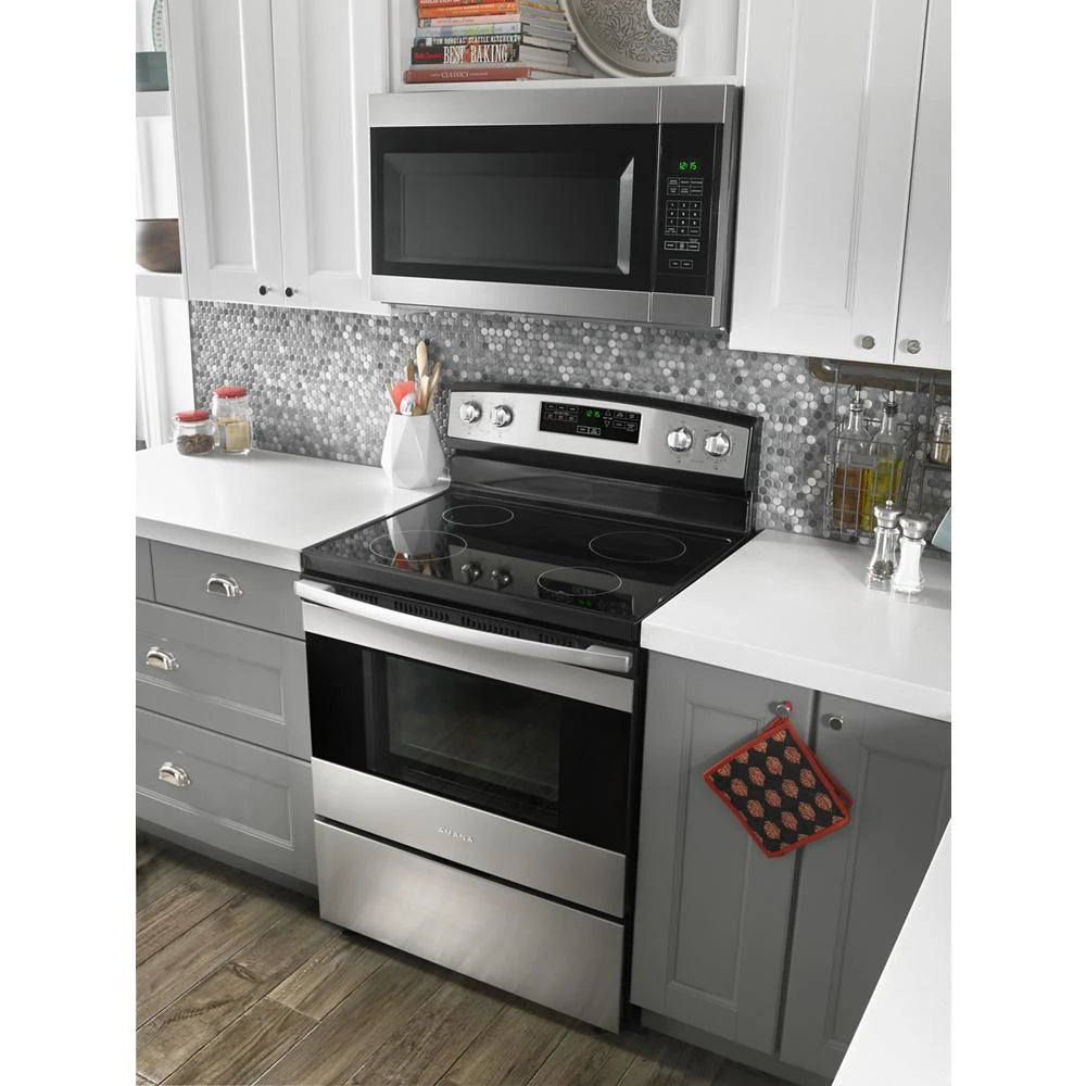 1.6 Cu. Ft. Over-the-Range Microwave with Add 0:30 Seconds - (AMV2307PFS) - AMANA