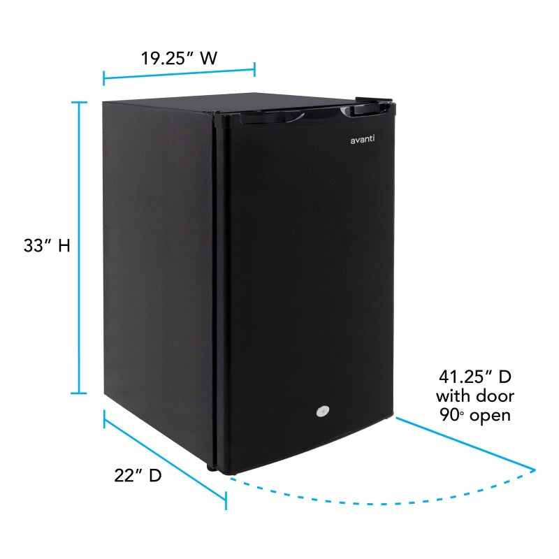 4.4 cu. ft. Compact Refrigerator - (AR4456SS) - AVANTI