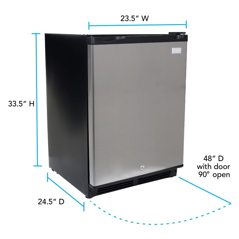 5.2 cu. ft. Compact Refrigerator - (AR52T3SB) - AVANTI
