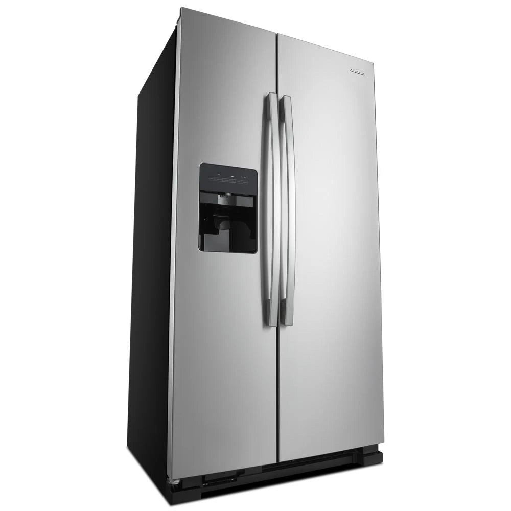 36-inch Side-by-Side Refrigerator with Dual Pad External Ice and Water Dispenser - (ASI2575GRS)