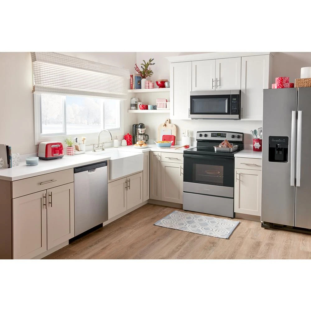 36-inch Side-by-Side Refrigerator with Dual Pad External Ice and Water Dispenser - (ASI2575GRS)