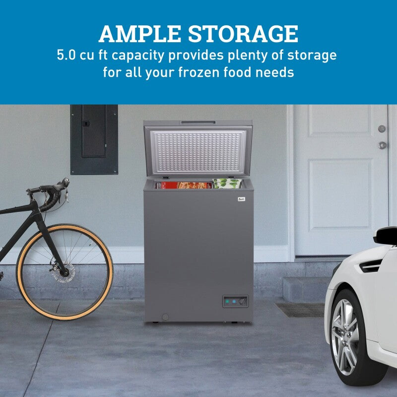 Garage Ready Chest Freezer - (AVCF50SB) - AVANTI