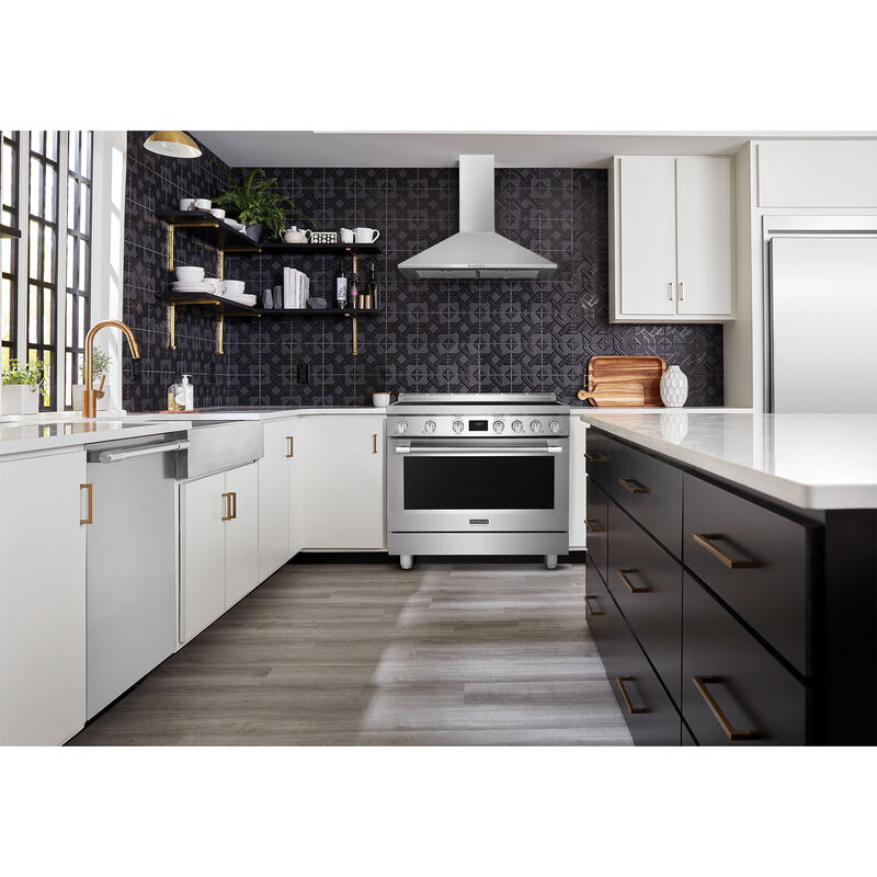 Frigidaire PCFI3670AF range dimensions diagram