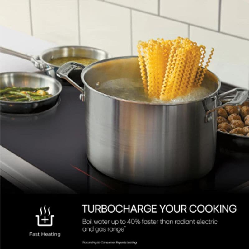 LG CBIH3017BE 30 in. 4-Burner Smart Induction Cooktop with SmoothTouch Controls, Simmer Burner & Power Burner - Black