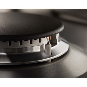 KitchenAid KCGS950ESS 30 in. Gas Cooktop, 5 Sealed Burners - alternate angle 1 | Varouj Appliances