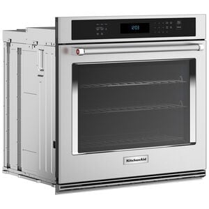 KitchenAid KOES530PSS 30 in. 5 cu. ft. Single Electric Wall Oven - alternate angle 1 | Varouj Appliances
