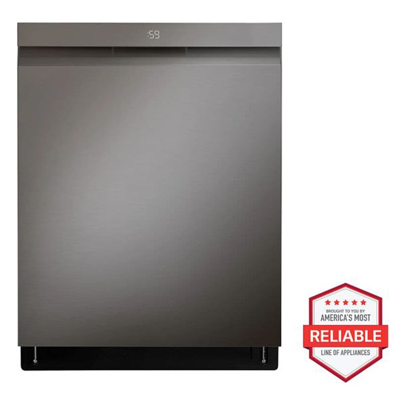 LG LDPH7972D 24 in. Top Control Smart Dishwasher with 42 dBa Sound Level, 3rd-Rack, Dynamic Heat Dry & Pocket - PrintProof Black Stainless Steel