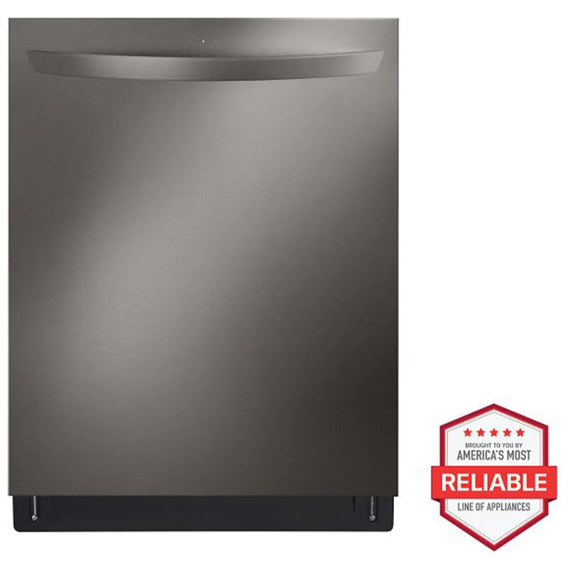 LG LDTH7972D 24 in. Top Control Smart Dishwasher with 42 dBa Sound Level & 3rd-Rack - Black Stainless