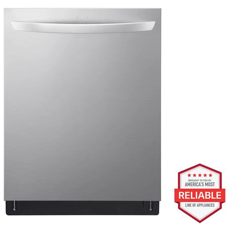 LG LDTH7972S 24 in. Top Control Smart Dishwasher with 42 dBa Sound Level & 3rd-Rack - PrintProof Stainless Steel