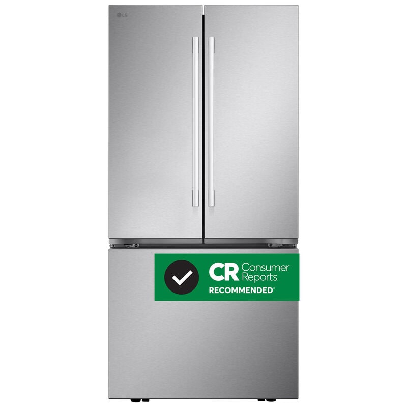 LG LF25H6200S 33 in. 25.1 cu. ft. Smart French Door Refrigerator with Ice Maker - PrintProof Stainless Steel