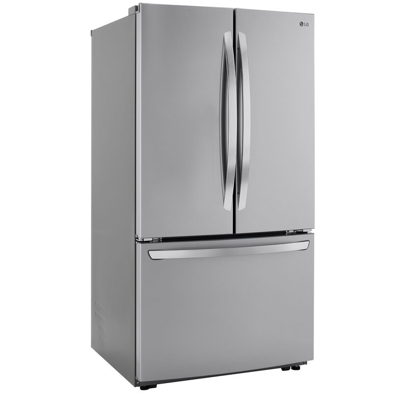 LG LRFCS29D6S 36 in. 28.7 cu. ft. Smart French Door Refrigerator with Ice Maker - Stainless Steel